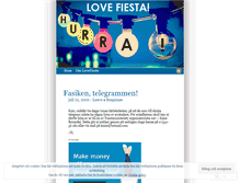 Tablet Screenshot of lovefiesta.wordpress.com