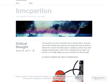 Tablet Screenshot of bmcpartlon.wordpress.com