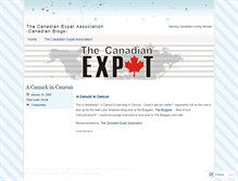 Tablet Screenshot of canadianexpat.wordpress.com