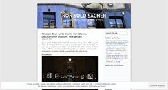 Desktop Screenshot of nonsolosacher.wordpress.com