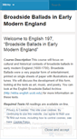 Mobile Screenshot of engl197ballad.wordpress.com