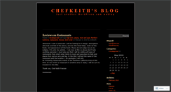 Desktop Screenshot of chefkeith.wordpress.com