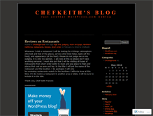Tablet Screenshot of chefkeith.wordpress.com