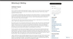 Desktop Screenshot of bittenbug.wordpress.com