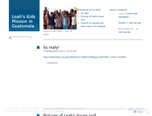 Tablet Screenshot of leahskidsguat.wordpress.com