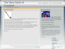 Tablet Screenshot of growlbert.wordpress.com