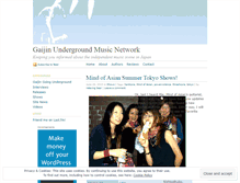 Tablet Screenshot of gaijinunderground.wordpress.com