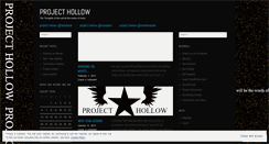Desktop Screenshot of projecthollow.wordpress.com