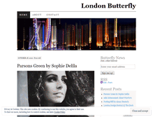 Tablet Screenshot of ldnbutterfly.wordpress.com