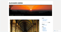 Desktop Screenshot of alexandruseres.wordpress.com