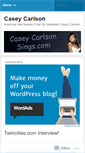 Mobile Screenshot of caseycarlson.wordpress.com