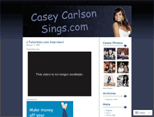 Tablet Screenshot of caseycarlson.wordpress.com