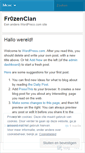 Mobile Screenshot of fr0zenclan.wordpress.com