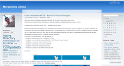 Desktop Screenshot of marcosplisboa.wordpress.com