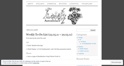 Desktop Screenshot of lonelyautodidact.wordpress.com