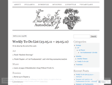 Tablet Screenshot of lonelyautodidact.wordpress.com