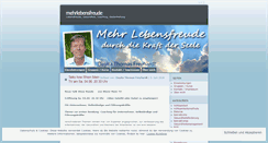 Desktop Screenshot of mehrlebensfreude.wordpress.com