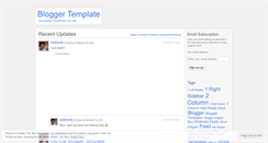 Desktop Screenshot of mybloggertemplate.wordpress.com