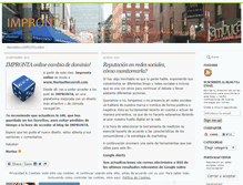 Tablet Screenshot of improntaonline.wordpress.com