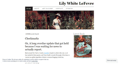 Desktop Screenshot of lilywhitelefevre.wordpress.com