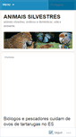 Mobile Screenshot of animaissilvestres.wordpress.com