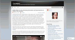 Desktop Screenshot of corrumpere.wordpress.com