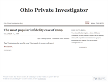 Tablet Screenshot of ohioprivateinvestigator.wordpress.com