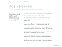 Tablet Screenshot of joshuareeves.wordpress.com