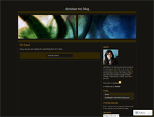 Tablet Screenshot of christinewei.wordpress.com