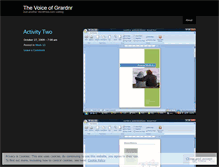 Tablet Screenshot of grardnr.wordpress.com