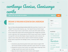 Tablet Screenshot of annisa627.wordpress.com