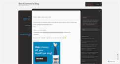 Desktop Screenshot of blackdiamond89.wordpress.com