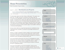 Tablet Screenshot of homepresentation.wordpress.com