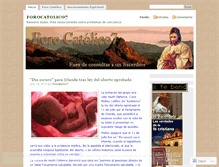 Tablet Screenshot of forocatolico7.wordpress.com