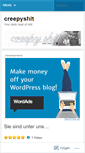 Mobile Screenshot of creepyshit.wordpress.com