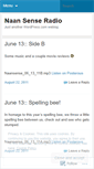 Mobile Screenshot of naansenseradio.wordpress.com