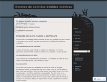 Tablet Screenshot of comidasbebidasymas.wordpress.com