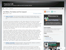 Tablet Screenshot of converselife.wordpress.com