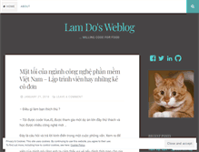Tablet Screenshot of dothanhlam.wordpress.com