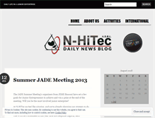 Tablet Screenshot of nhitec.wordpress.com