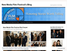 Tablet Screenshot of newmediafilmfestival.wordpress.com