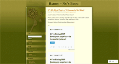 Desktop Screenshot of barrynuqoba.wordpress.com