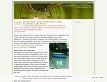 Tablet Screenshot of interactiveretaildisplays.wordpress.com