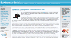 Desktop Screenshot of customersrock.wordpress.com