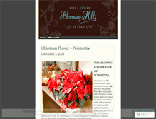 Tablet Screenshot of bloominghills.wordpress.com