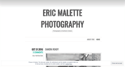 Desktop Screenshot of ericmalette.wordpress.com