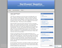 Tablet Screenshot of nwskeptics.wordpress.com