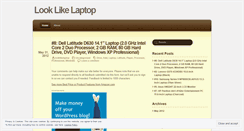 Desktop Screenshot of looklikelaptop.wordpress.com