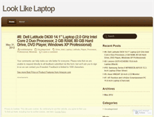 Tablet Screenshot of looklikelaptop.wordpress.com