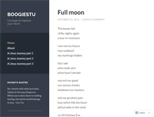 Tablet Screenshot of boogiestu.wordpress.com